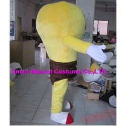 Adult Lamp Bulb Mascot Costume Adult Bulb Mascot Costume