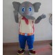 Male Elephant Mascot Costume Adult Elephant Costume