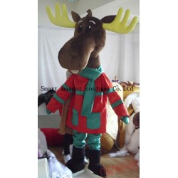 Christmas Moose Mascot Costume Adult Christmas Moose Costume