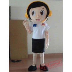 Kind Customer Service Mascot Costume Adult Customer Service Mascot Human Mascot