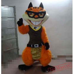 Ebullient Squirrel Mascot Costume for Adult