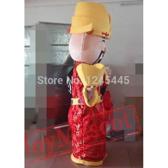 Adult God Of Wealth Mascot Costume The God Of Wealth Costumes