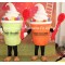 Colorful Yogurt Costume Fruit Yogurt Mascot Costume For Adults