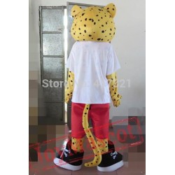 Sports Leopard Mascot Costume Adult Leopard Costume