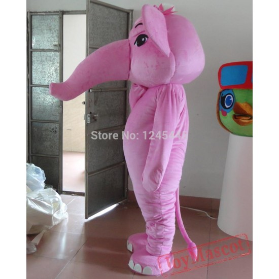 Pink Elephant Costume Adult Elephant Mascot