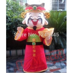 God Of Wealth Costume The God Of Fortune Mascot Costume For Adult