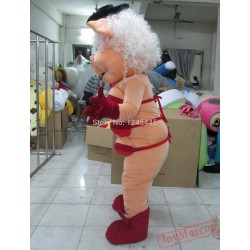 Adult Sexy Pig Mascot Costume