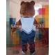 Ebullient Bear Mascot Costume Adult Bear Costume