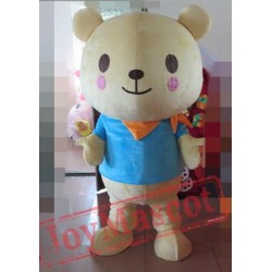 Big Head Bear Mascot Costume For Adults Bear Costume