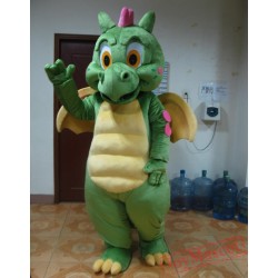 Green Dragon Mascot Costume Dragon Mascot For Adults