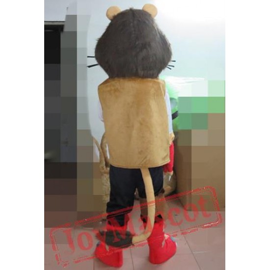 Ebullient Lion Mascot Costume For Adults Lion Mascot