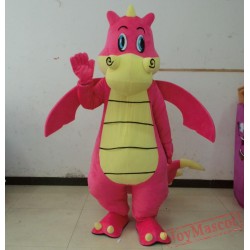 Pink And Yellow Dragon Mascot Costume Eva Dragon Costume
