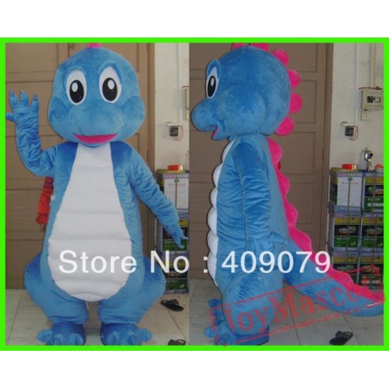 Adult Mascot Costume Blue Dinosaurs Mascot Costume