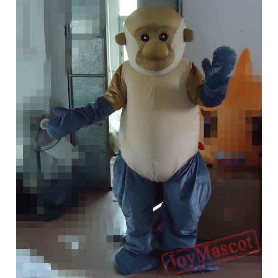 Strong Monkey Mascot Costume Adult Monkey Mascot Costume