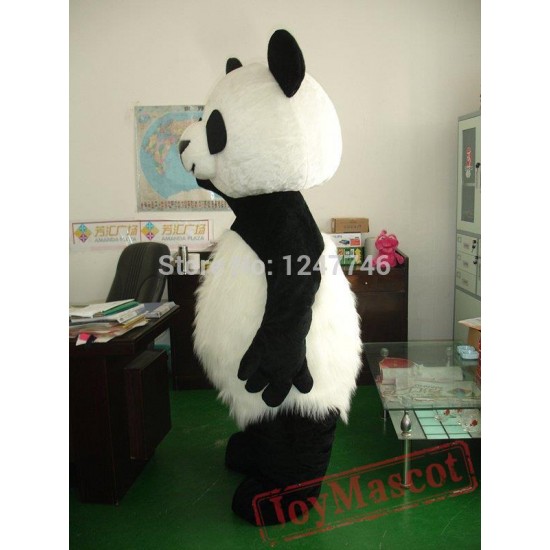 Time-Limited Crazy Long Hair Panda Bear Animal Cosplay Mascot Costumes