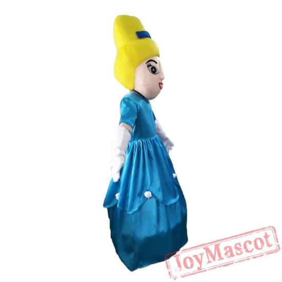 Adult For Princess Mascot Costume Cinderella Princess Mascot Halloween