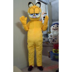 Cartoon Costume Garfield Halloween Mascot