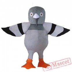 Cartoon Grey Pigeon Mascot Costume Mascot Cosplay Halloween Costume