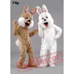 Fur Fanny Rabbit Mascot Costume