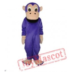 Purple Orangutan Ape Monkey Cartoon Mascot Costumes Halloween