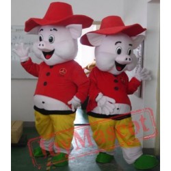 Pig Mascot Costumes with Hat