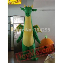 Fantasy Green Dragon Mascot Costumes Adults Christmas