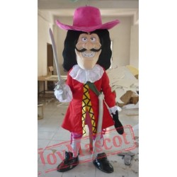 Priate Man Mascot Costume Halloween For One Piece