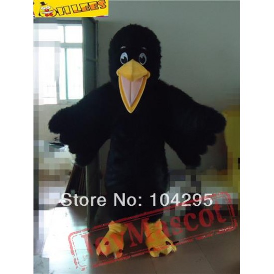 Brenden Black Bird Mascot Costume