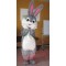 Gray Bunny Rabbit Easter Mascot Costumes 