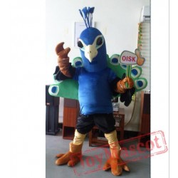 Peacock Mascot Costume for Halloween Chirstmas