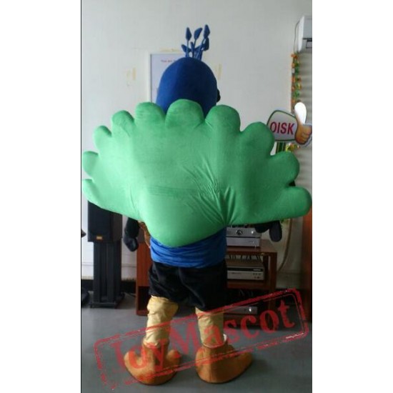 Peacock Mascot Costume for Halloween Chirstmas