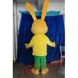 Long Ear Rabbit Mascot Costumes School Team Sport
