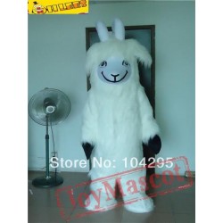 Long Fur Goat Mascot Costume For Halloween