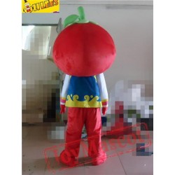Red Tomato Cartton Mascot Costume Prop