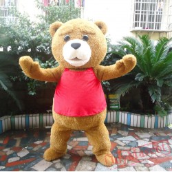 Teddy Bear Mascot Costume Halloween Cartoon