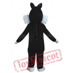 Black Cat Mascot Costume Adult Animal Cartoon Black Cat