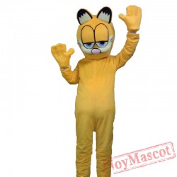Plush Garfield Cartoon Mascot Costume