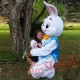 Easter Bunny Rabbit Mascot Costume Cartoon Adult Game