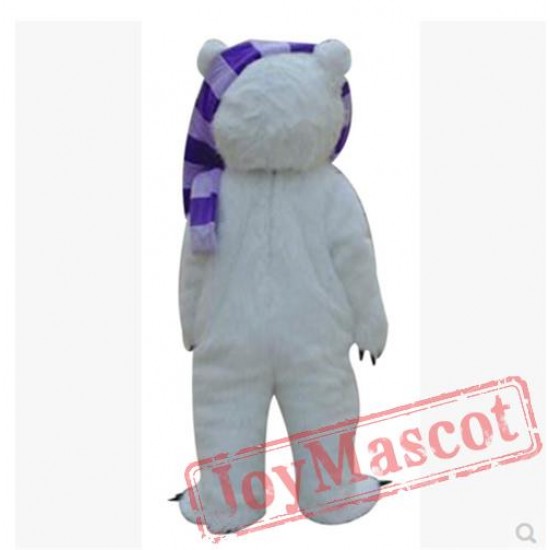 White Zombie Bear Costumes Accept Make-Up Animal Cartoon Costumes