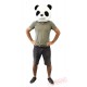 Panda Plush Helmet Mascot Head