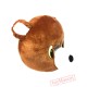 Brown Bear Plush Helmet Mascot Head