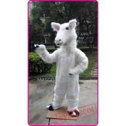 White Horse Mascot Costume