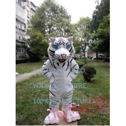 White Tiger Mascot Costume Cat