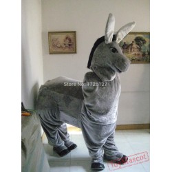Mascot 2 Person Donkey Mascot Costume