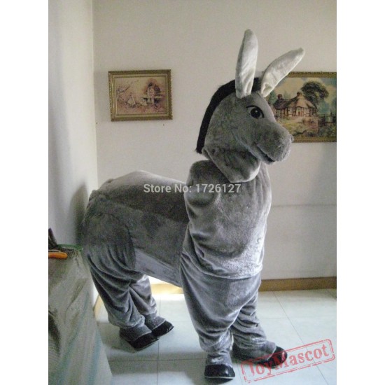 Mascot 2 Person Donkey Mascot Costume