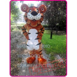 Cartoon Tiger Mascot Costume Cat