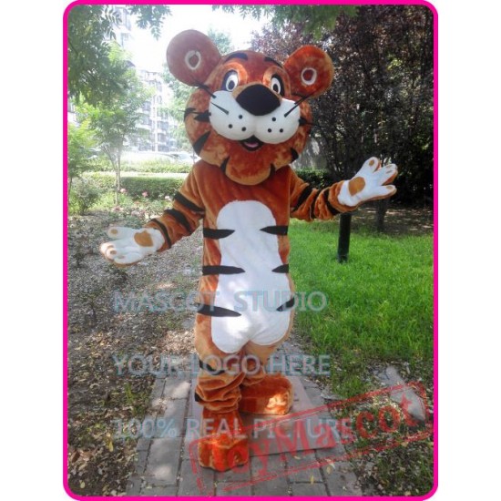 Cartoon Tiger Mascot Costume Cat