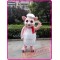Pink Pig Chef Mascot Costume Cartoon Anime Cosplay
