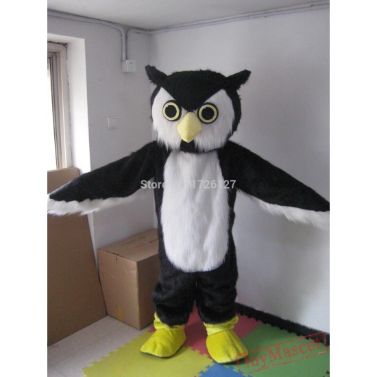 Mascot Plush Owl Hoot Mascot Costume