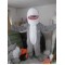 Mascot Grey Shark Mascot Costume